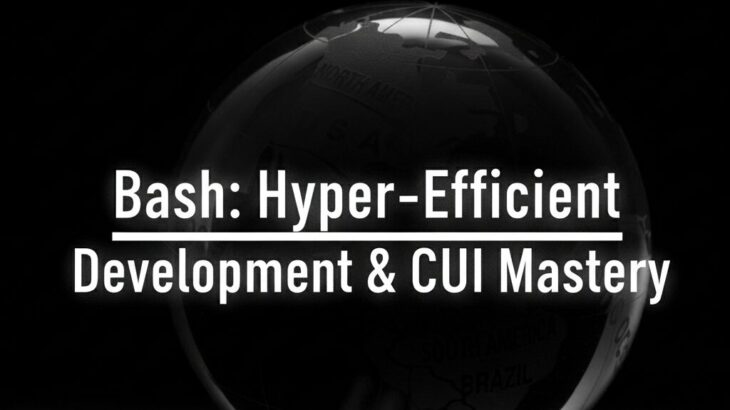 かっこいい英語のタイトルロゴ、白文字、ガラスの玉の黒背景